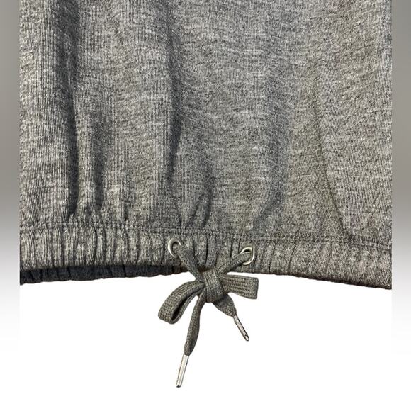 Derek Heart NWT Small Womens Heathered Charcoal Gray Pullover Fleece Sweatshirt - Picture 3 of 5